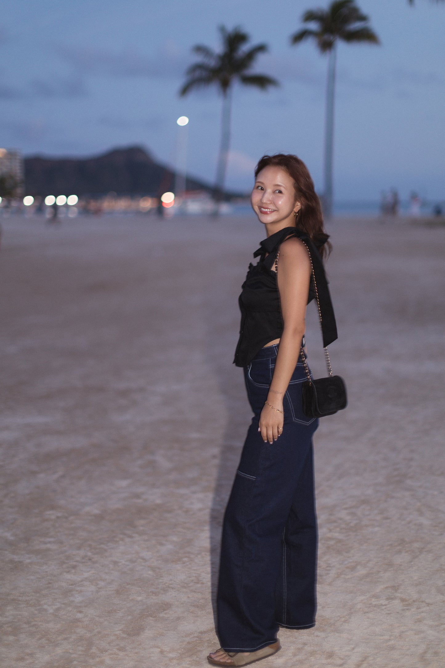 High-rise wide Denim