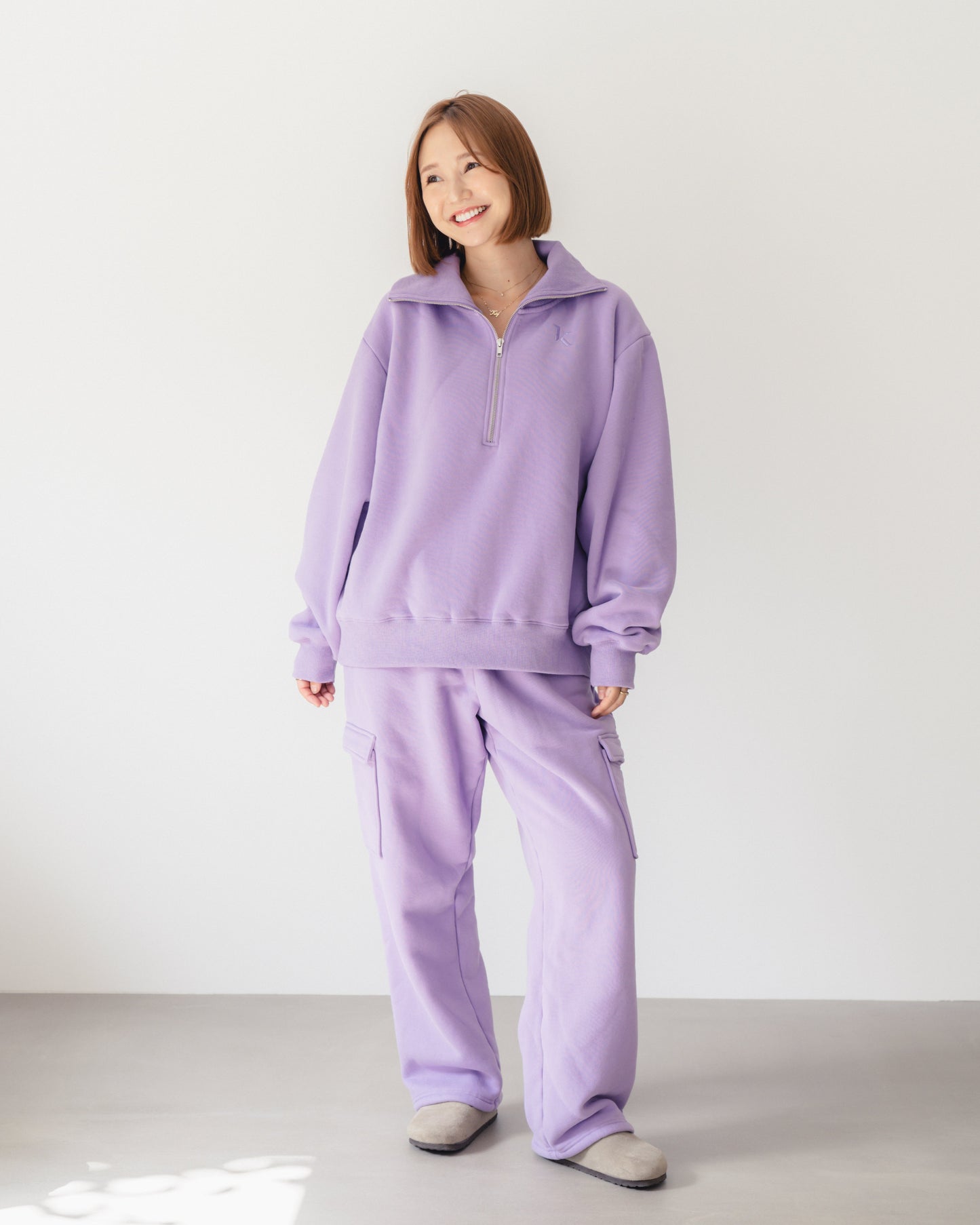 COZY ZIP UP SWEAT SHIRT