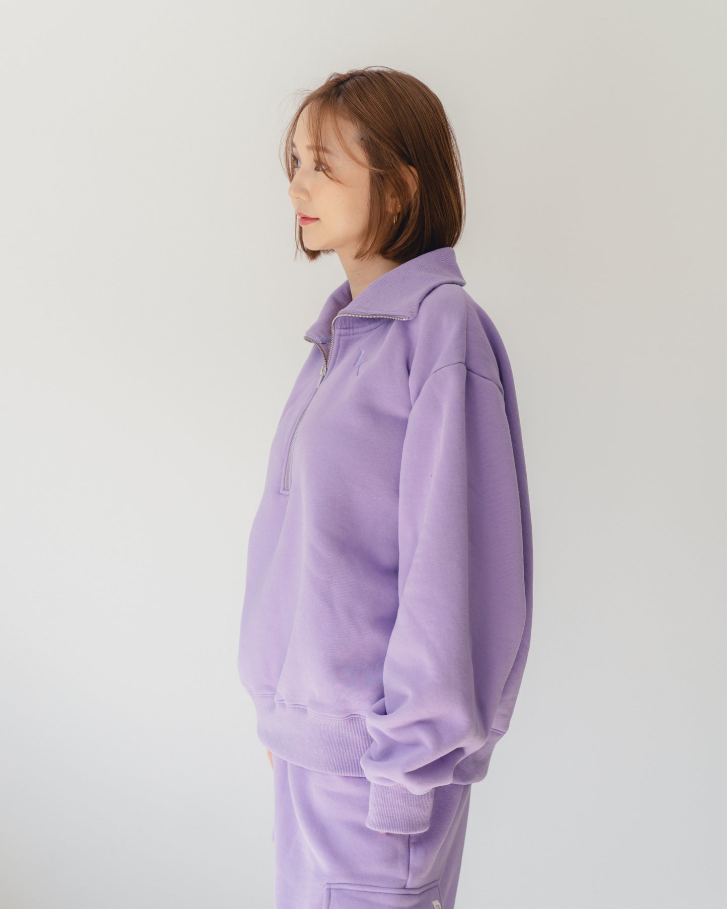 COZY ZIP UP SWEAT SHIRT