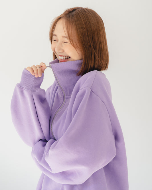 COZY ZIP UP SWEAT SHIRT