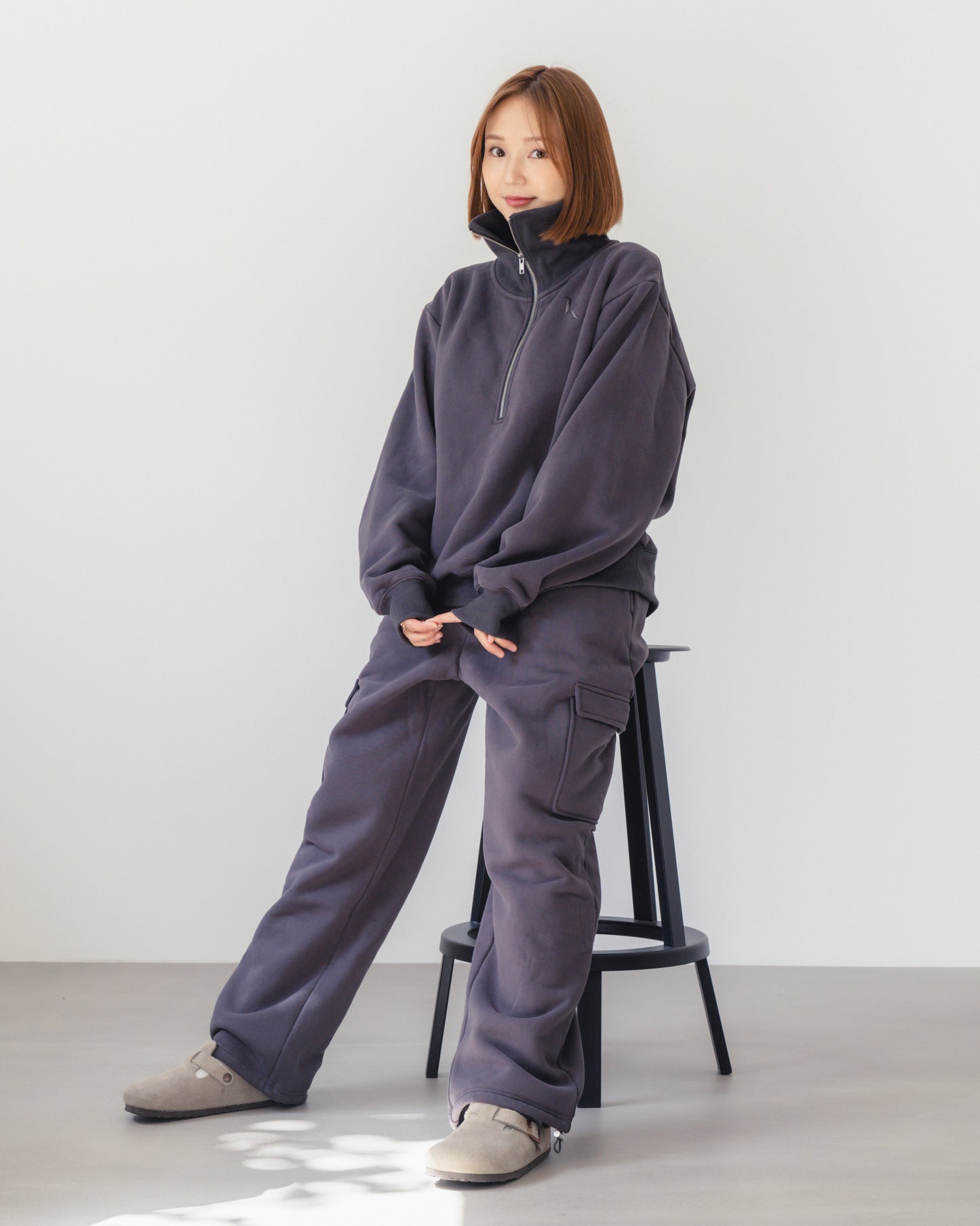 COZY ZIP UP SWEAT SHIRT