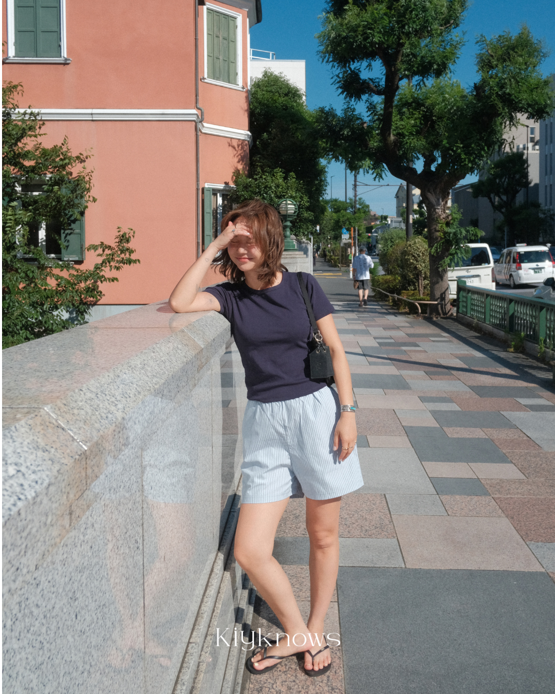 Stripe shortpants