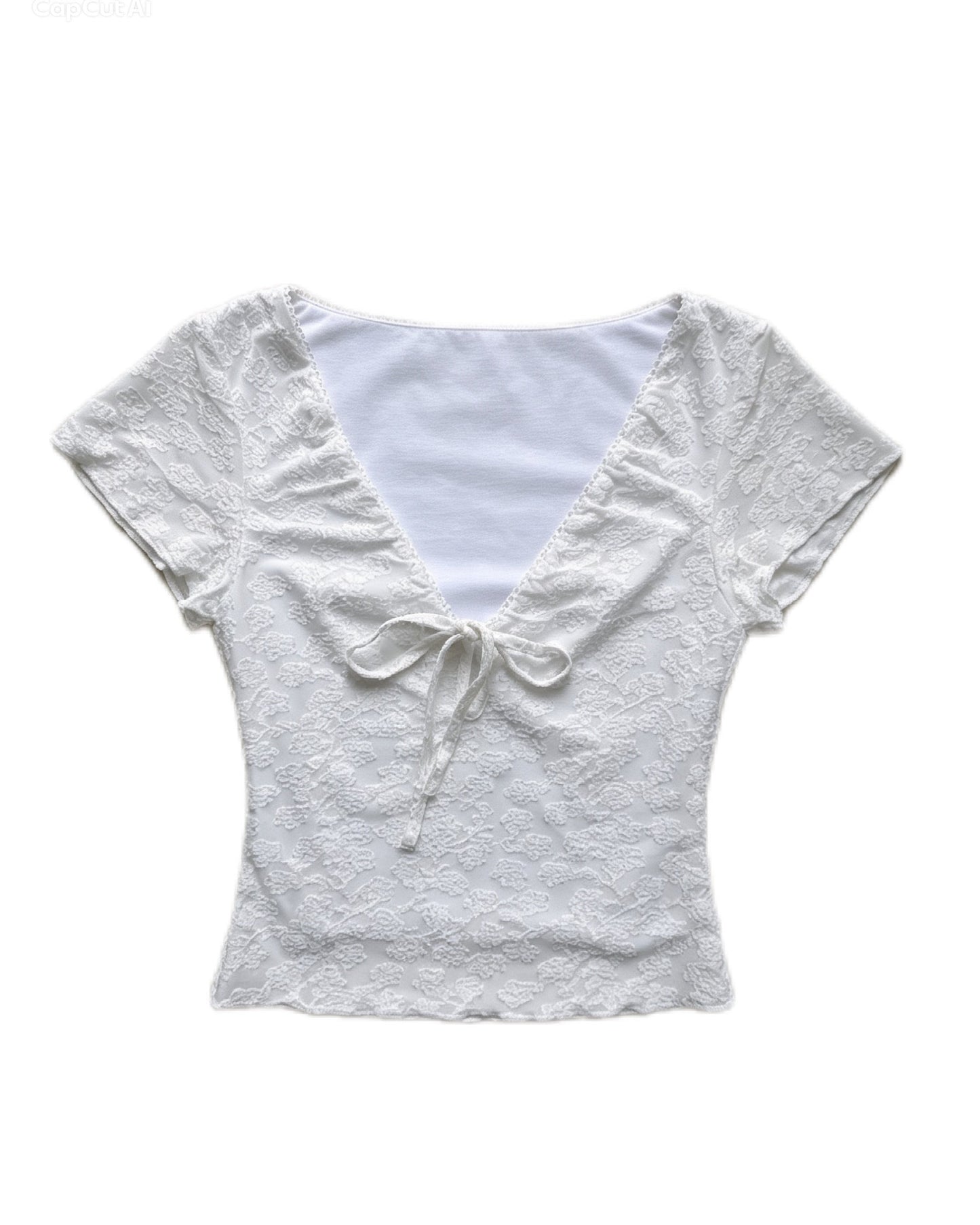 Flower lace tops