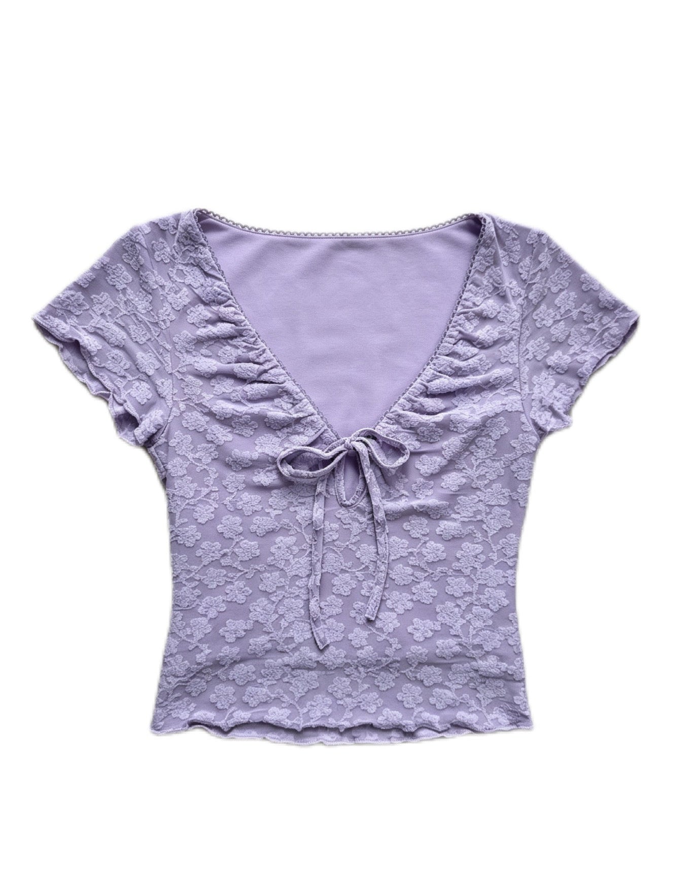 Flower lace tops
